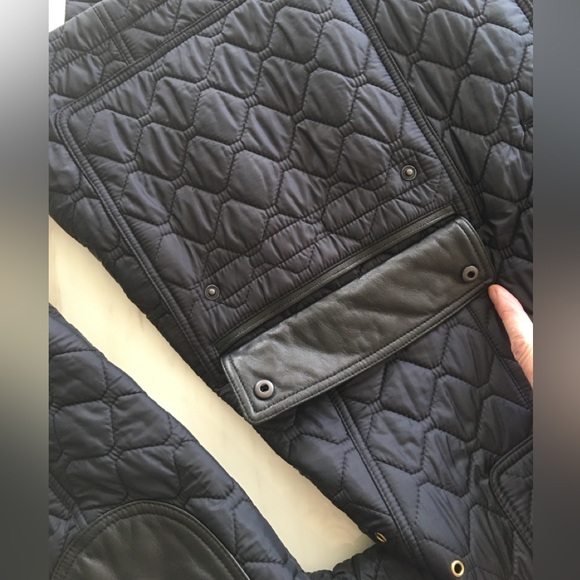 Burberry Sport Coat with Leather trims NWOT - Picture 12 of 12